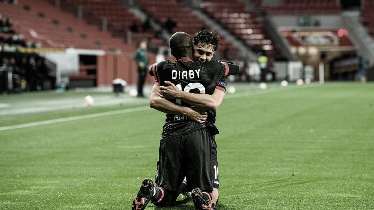 Com dois de Bellarabi e ataque inspirado, Bayer Leverkusen goleia Nice na estreia da Europa League Com dois de Bellarabi e ataque inspirado, Bayer Leverkusen goleia Nice na estreia da Europa League