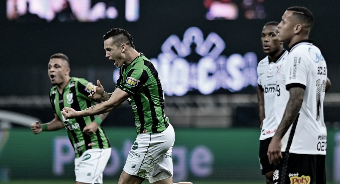 Com gol no fim, América-MG supera Corinthians fora de casa na Copa do Brasil