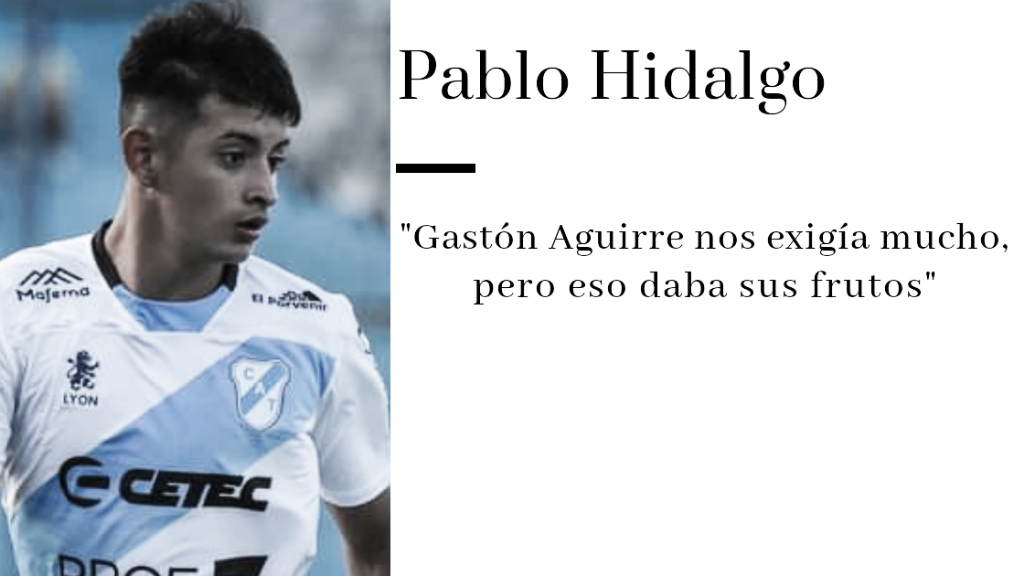 Pablo Hidalgo: " El equipo está bien y yo me siento muy cómodo"