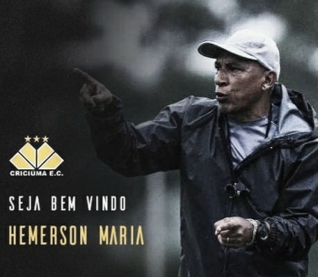 Hemerson Maria é o novo treinador do Criciúma Hemerson Maria é o novo treinador do Criciúma