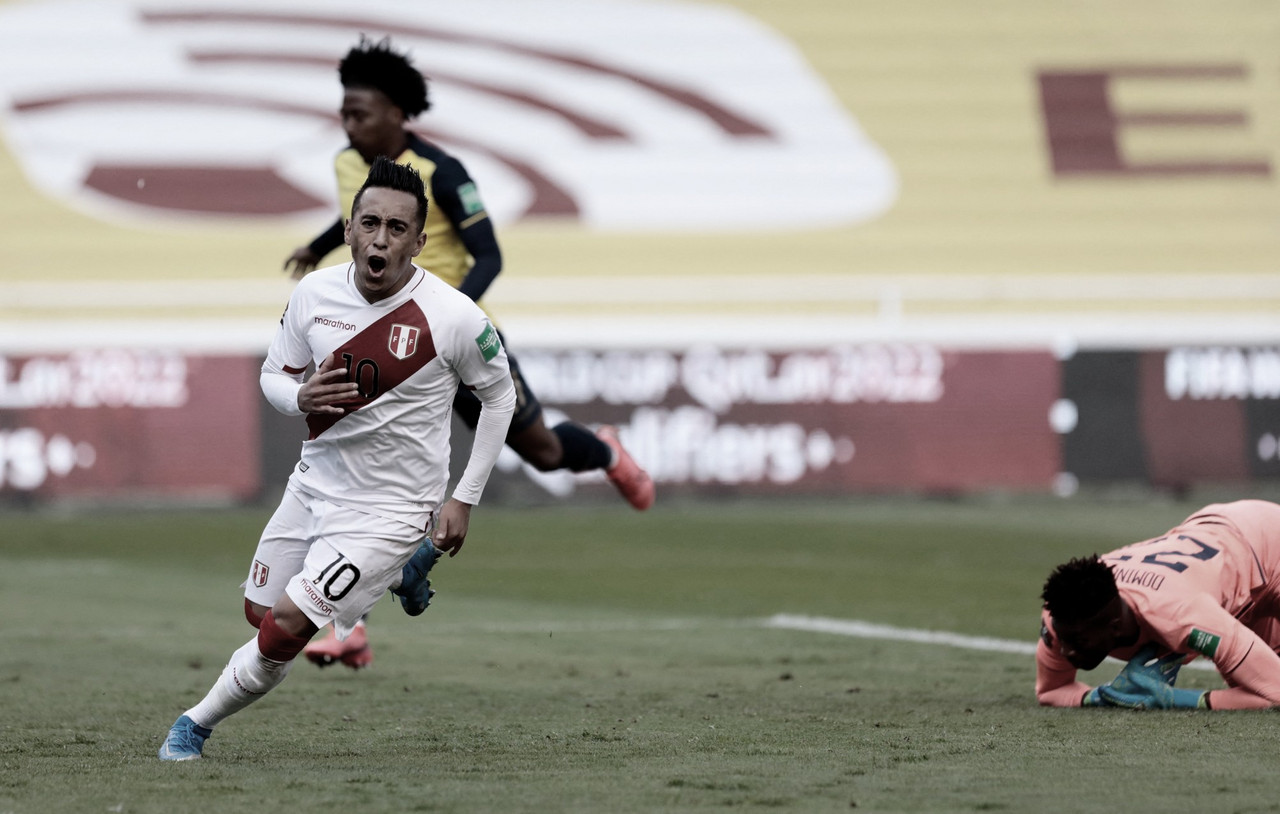 Peru domina, bate Equador fora de casa e vence a primeira nas Eliminatórias