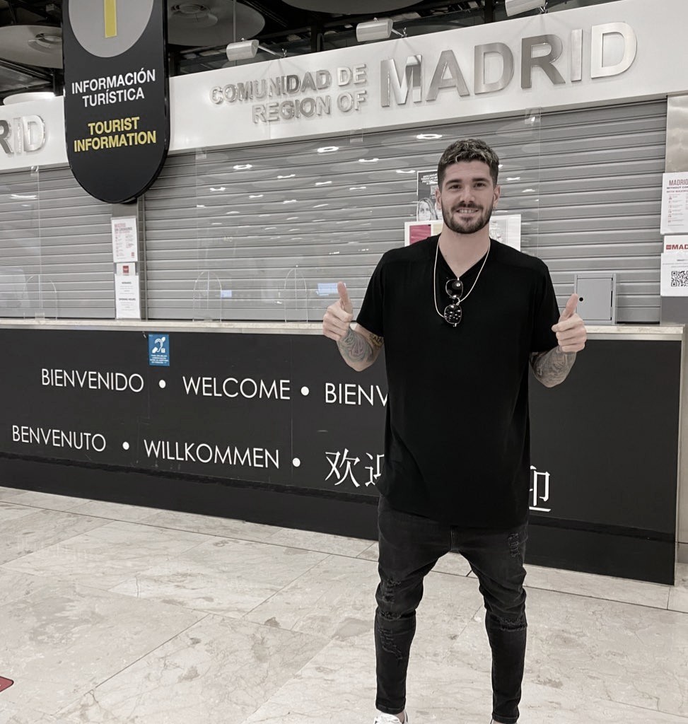 Rodrigo De Paul ya está en Madrid