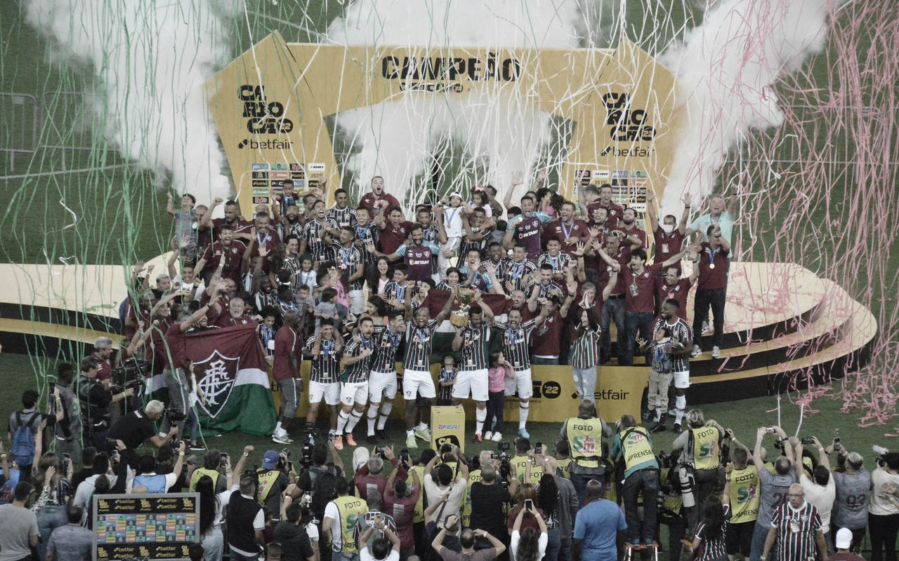 32 vezes: Fluminense bate Flamengo no agregado e é campeão carioca