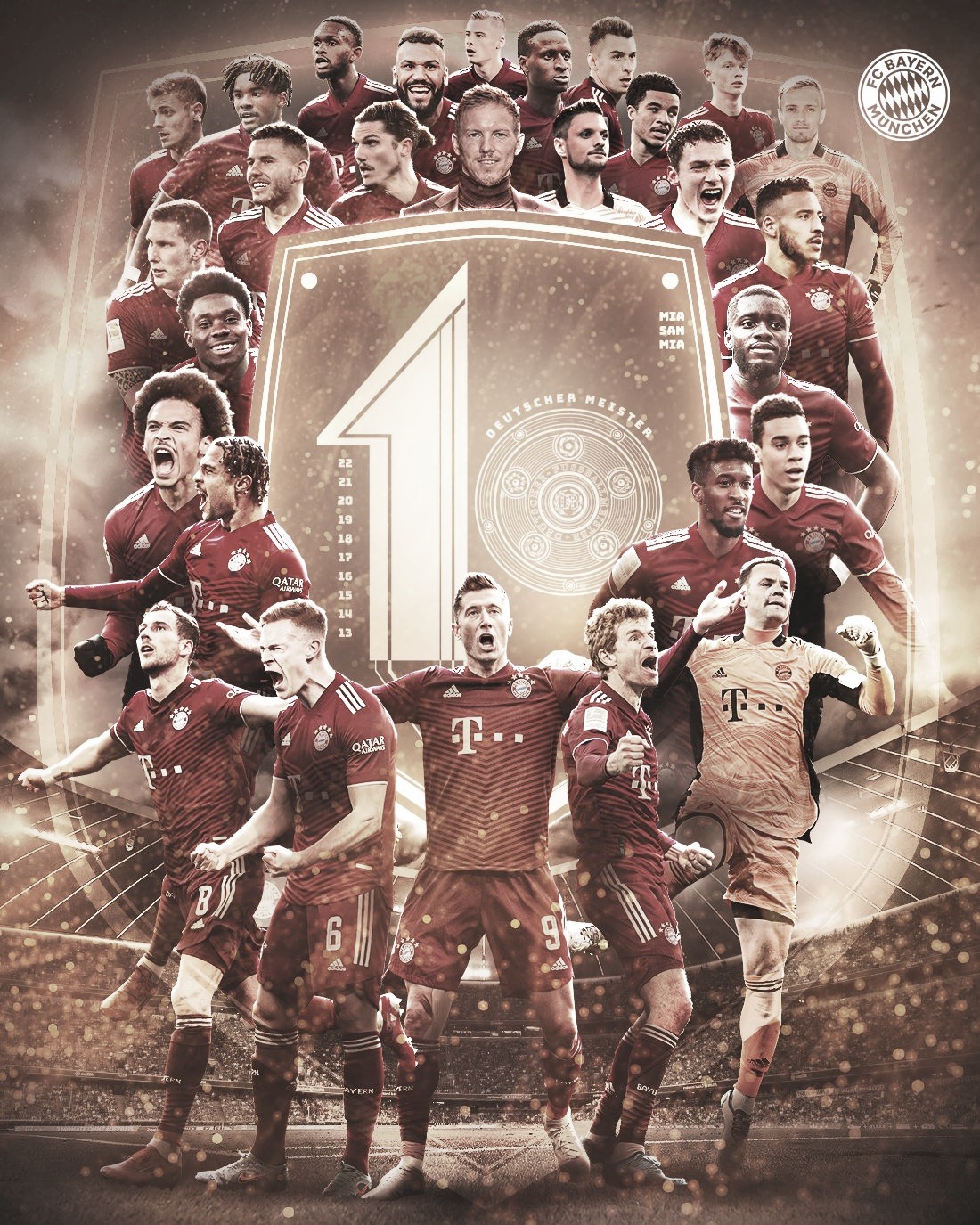 ¡Bayern Múnich, campeón de la Bundesliga 21/22!