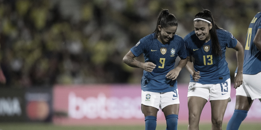 ''Marta, esse título é nosso'', diz Debinha após conquista da Copa América Feminina
