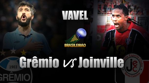 Resultado de Grêmio x Joinville no Campeonato Brasileiro 2015 (2-1)