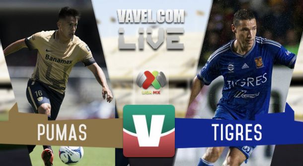 Resultado Pumas - Tigres en Liga MX 2015 (1-0) Resultado Pumas - Tigres en Liga MX 2015 (1-0)