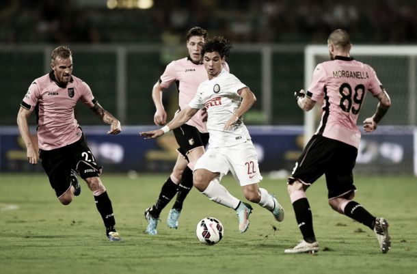 Vidic falha e Kovacic busca empate da Internazionale frente o Palermo