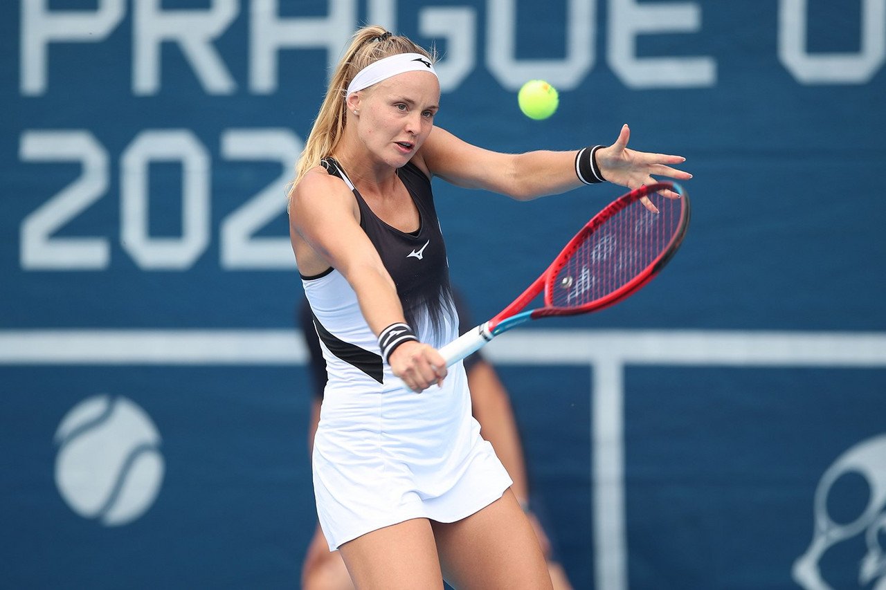 WTA Prague Inspired Rebecca Sramkova records best win of her career over top seed Petra Kvitova in opening hurdle