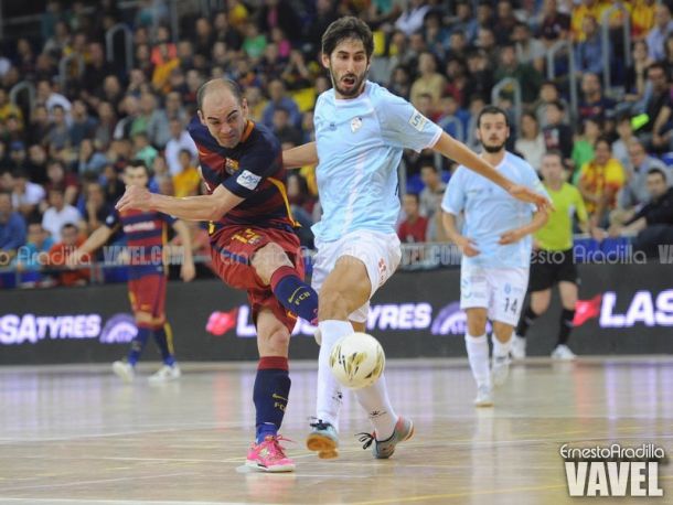 La remontada del FC Barcelona Lassa evita la sorpresa de Santiago Futsal
