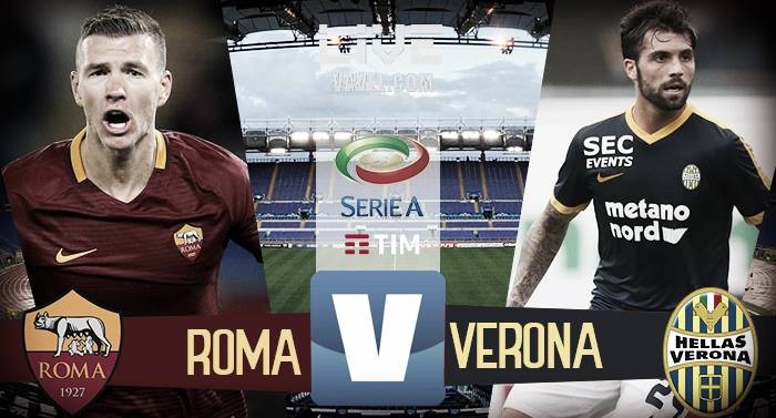 Roma-Hellas Verona live, Serie A 2017/18 in diretta (3-0): Nainggolan e Dzeko firmano i tre punti!