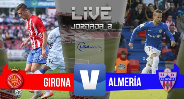 Resultado Girona - Almería en Liga Adelante 2015 (1-1)