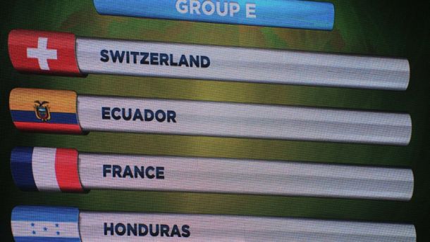 Francia fortunata: nel gruppo E con Svizzera, Ecuador e Honduras