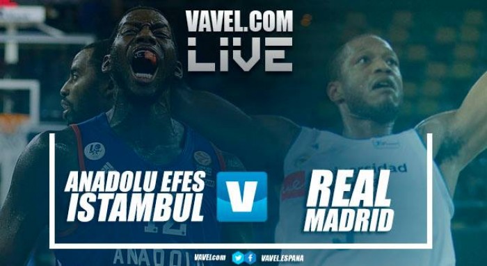 Anadolu Efes 74-88 Real Madrid en directo online en Euroliga 2017