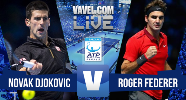 Jogo Novak Djokovic x Roger Federer no ATP Finals 2015 (0-2)