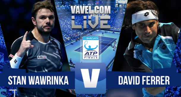 Resultado Stan Wawrinka x David Ferrer no ATP Finals 2015 (2-0) Resultado Stan Wawrinka x David Ferrer no ATP Finals 2015 (2-0)