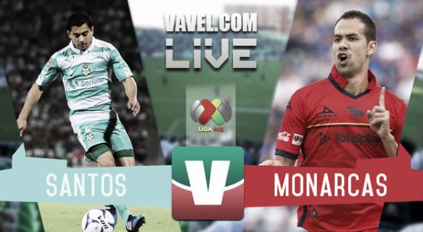 Resultado Santos 2-3 Monarcas en Liga MX 2015 Resultado Santos 2-3 Monarcas en Liga MX 2015