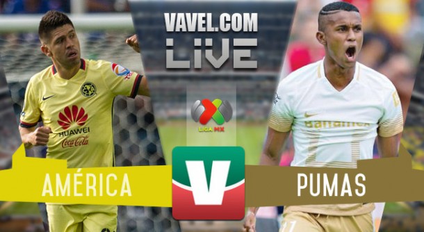 Resultado América - Pumas en Liga MX 2015 (1-1)