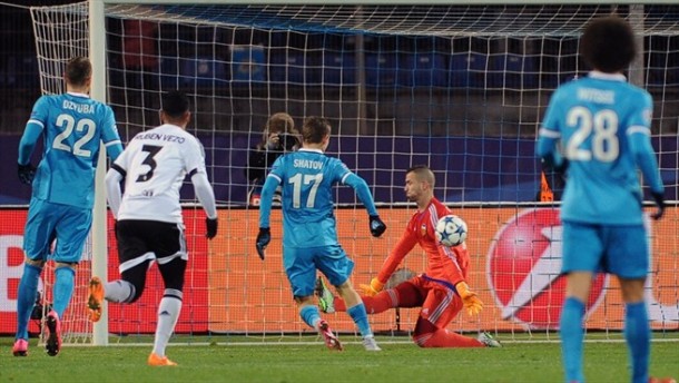 Champions League - Gruppo H, nessuno sa fermare lo Zenit: 2-0 al Valencia