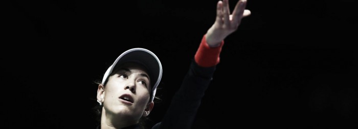 Muguruza estreia com vitória sobre Ostapenko no WTA Finals