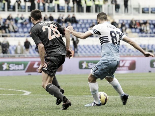 Candreva trascina la Lazio: 2-1 al Palermo