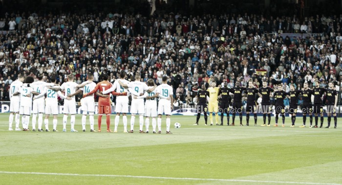 Primer gol del Tottenham frente al Real Madrid