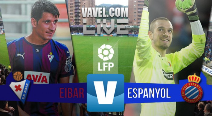 Resultado Eibar - Espanyol en Liga BBVA 2016 (2-1)