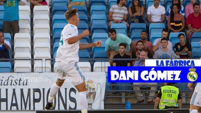 Con el gol entre ceja y ceja: Dani Gomez Con el gol entre ceja y ceja: Dani Gomez
