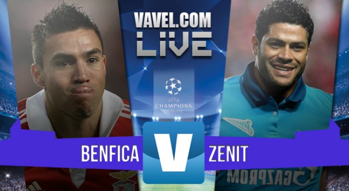Benfica - Zenit terminata in Champions League 2015/16 (1-0): Jonas-gol