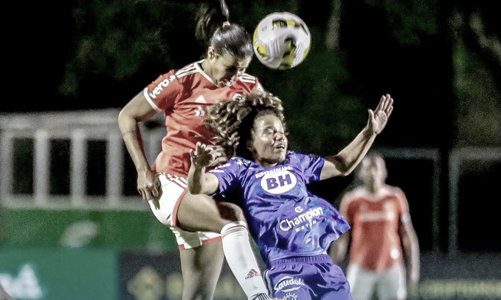 Internacional sai na frente, mas sofre empate do Cruzeiro pelo Brasileirão Feminino 
