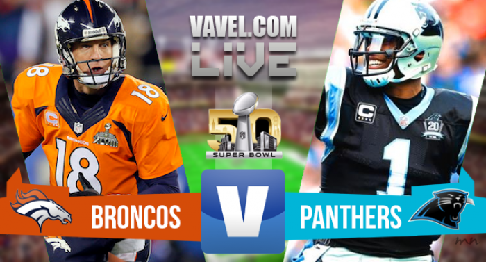 Resultado Broncos 24 x 10 Panthers no Super Bowl 2016