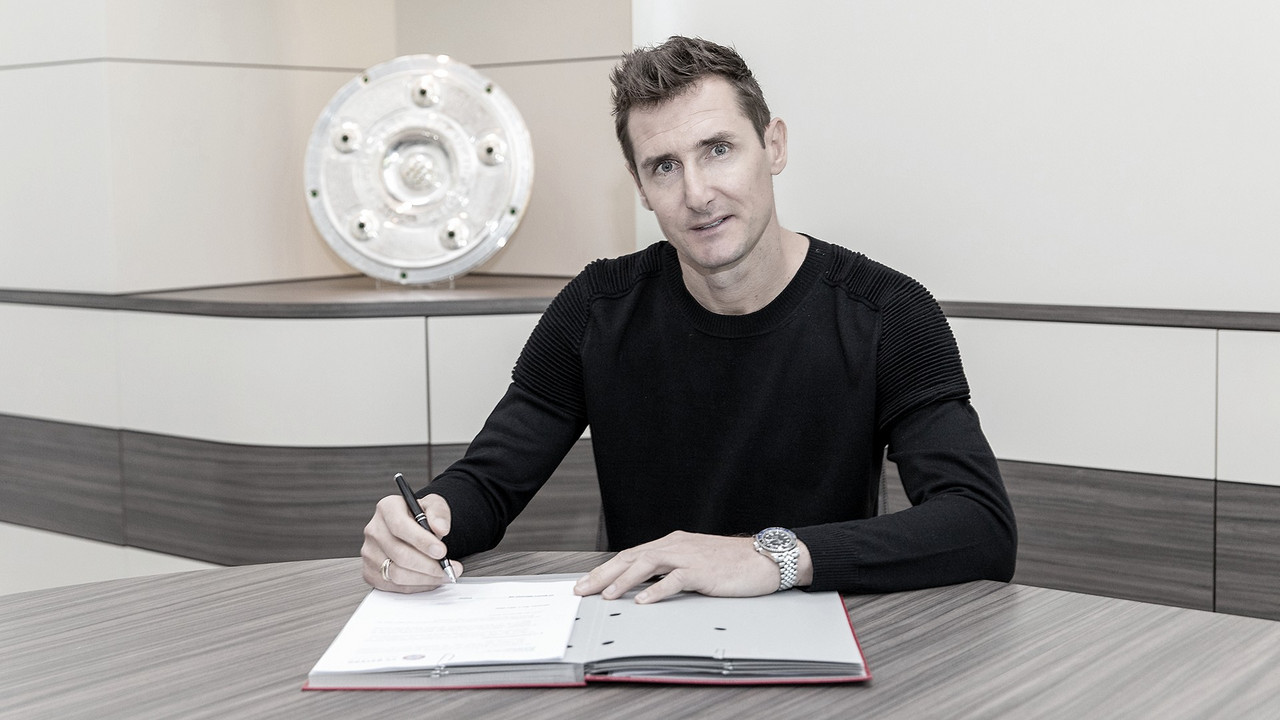 Maior artilheiro das Copas do Mundo, Klose é o novo auxiliar
do Bayern de Munique 