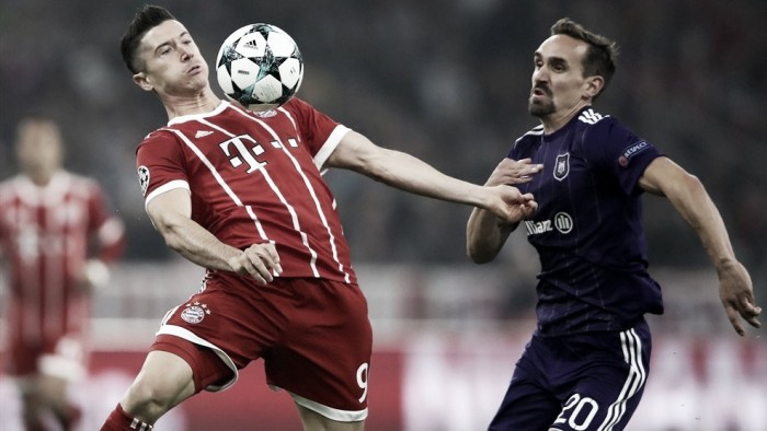 Resumen Anderlecht 1-2 Bayern Múnich en UEFA Champions League 2017-18