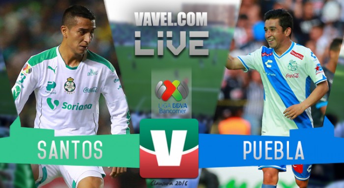 Resultado Santos - Puebla en Liga MX 2016 (1-1)