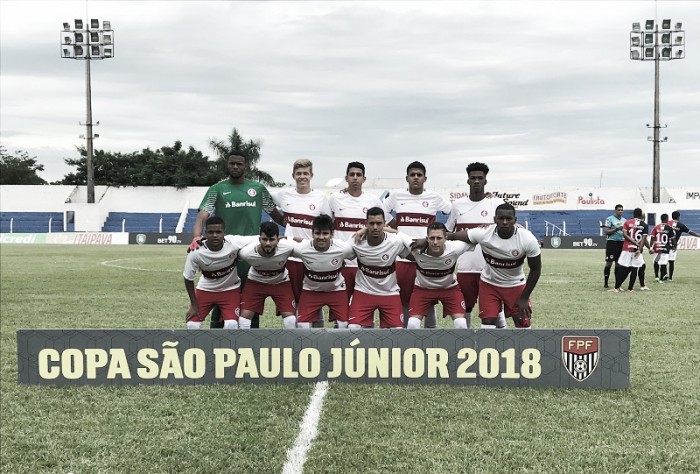 Resultado Internacional x Desportiva Paraense pelas oitavas de final da Copa SP de Futebol Júnior 2018 (4-0)