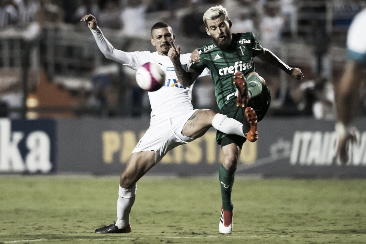 Palmeiras faz bom primeiro tempo, bate Santos e abre vantagem na semifinal do Paulista