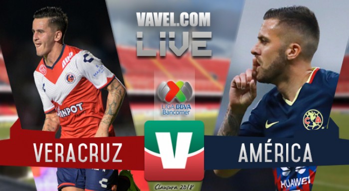 Resltado y goles del partido Veracruz vs América en Liga MX 2018 (1-1) Resltado y goles del partido Veracruz vs América en Liga MX 2018 (1-1)
