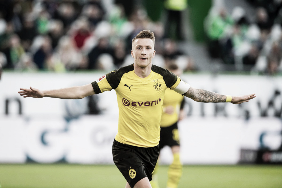 Marco Reus marca e garante vitória do Borussia Dortmund contra Wolfsburg 