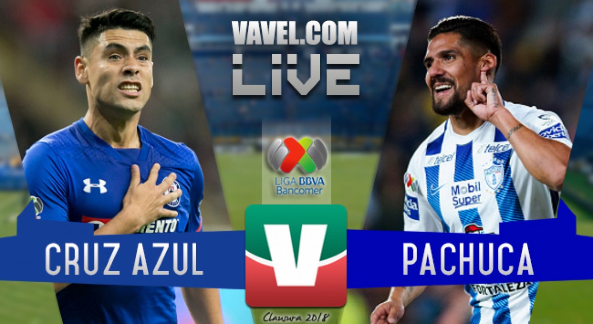 Resultado y goles del Cruz Azul vs Pachuca en Liga MX 2018 (50