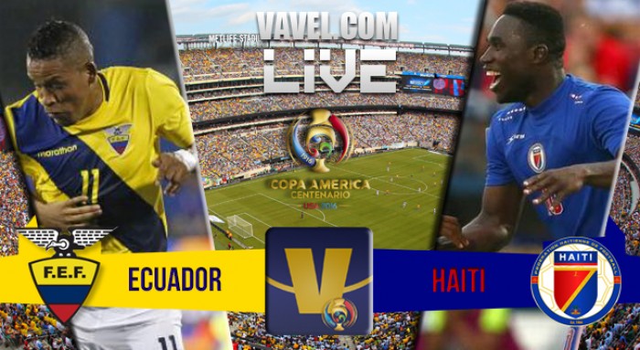 Equador goleia Haiti na Copa América Centenário (4-0)