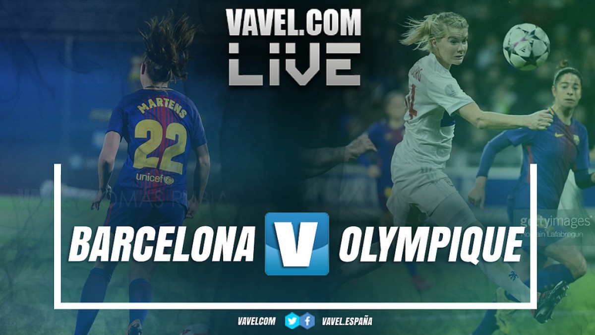 Resumen FC Barcelona 0-1 Olympique en los cuartos de final de la Women's Champions League