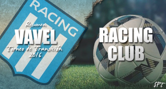Resumen VAVEL Torneo de Transición 2016: Racing Club Resumen VAVEL Torneo de Transición 2016: Racing Club