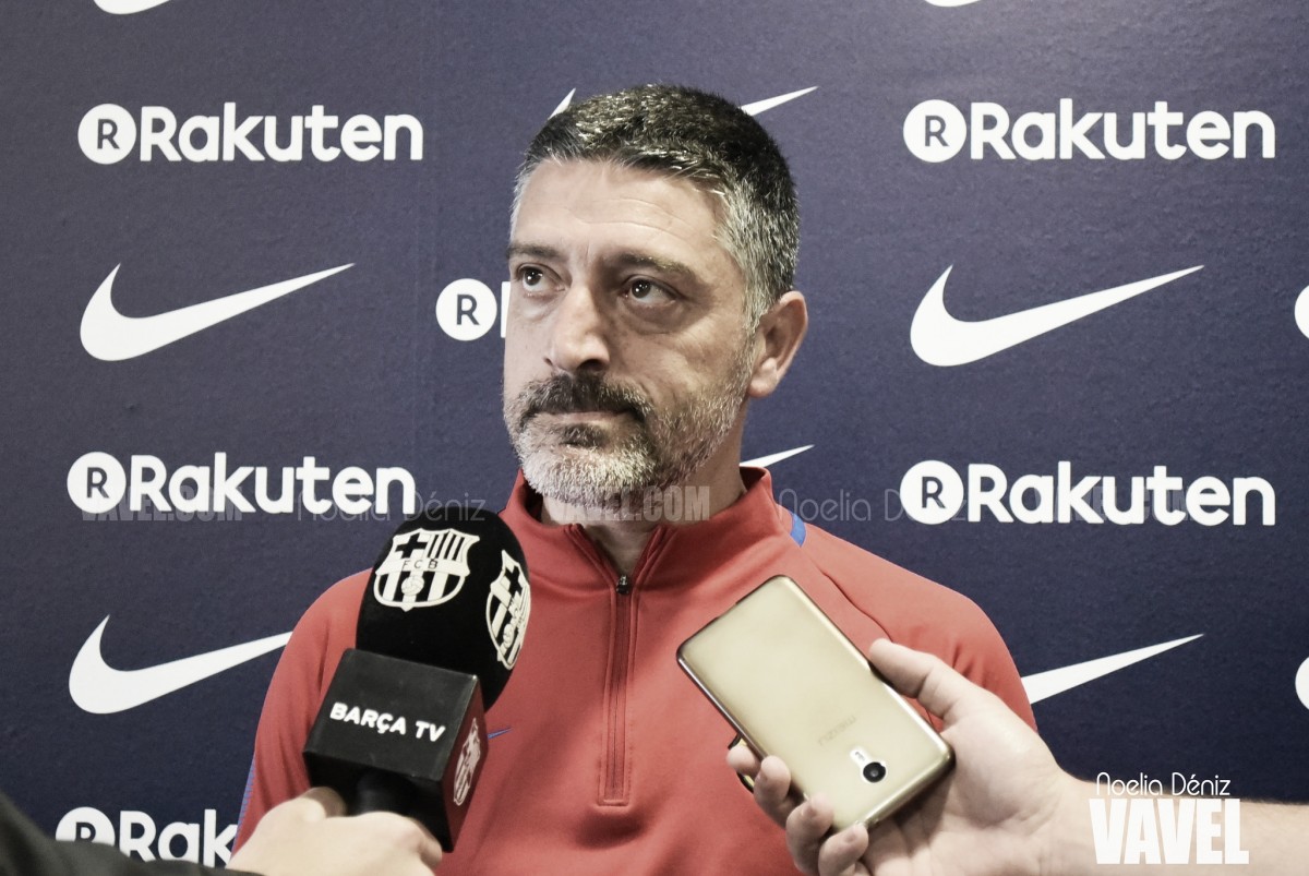 García Pimienta: "Tenemos el bonito reto de volver a Segunda A"