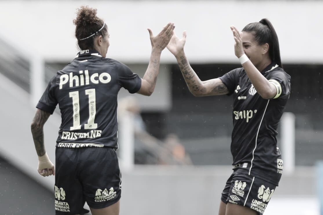 Com dois gols de Cristiane, Santos goleia São José no Brasileirão Feminino