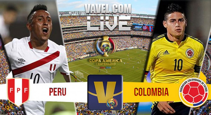 Score Colombia vs Peru in Copa America Centenario ...