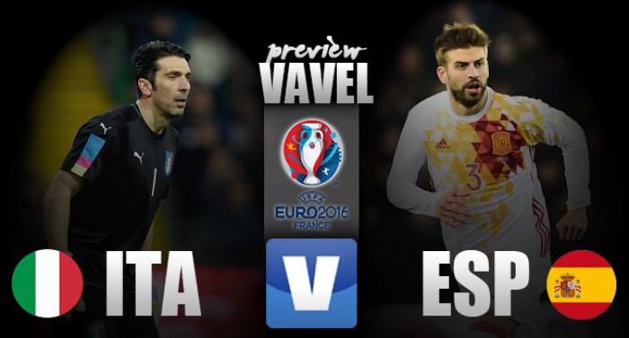 Previa España - Italia: el Clásico del Sur europeo de selecciones