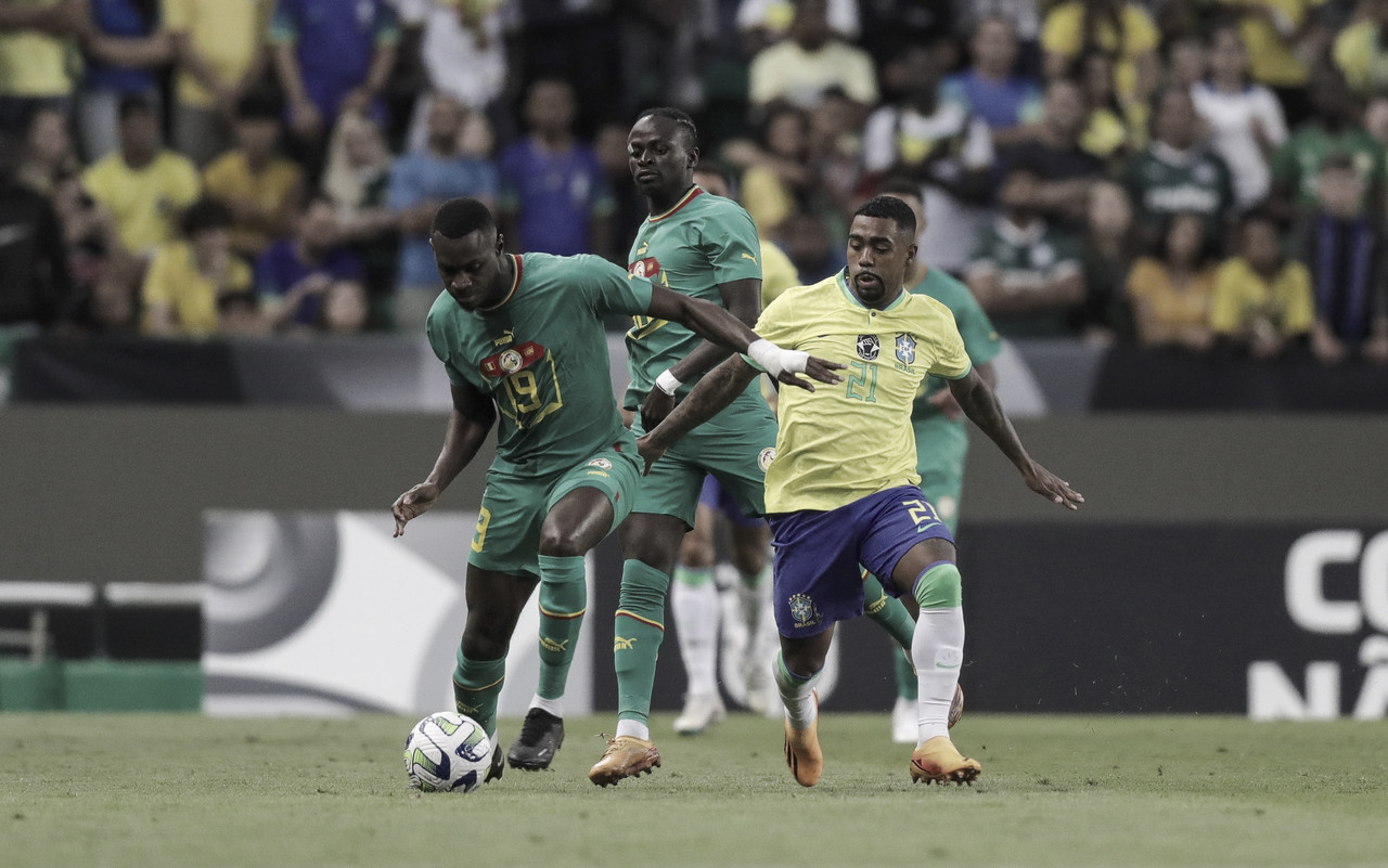 Brasil 2 x 4 Senegal: gols, melhores momentos e ficha do jogo