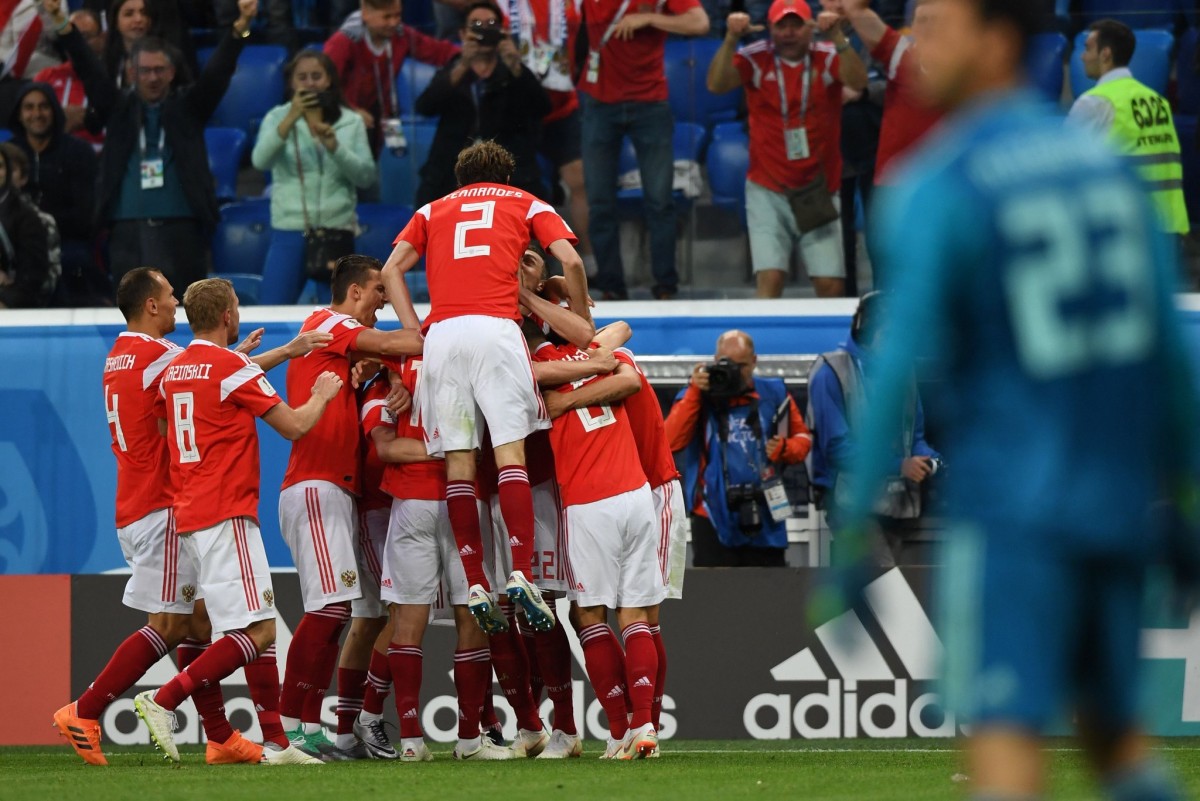 Russia 2018 - Padroni di casa agli ottavi, battuto l'Egitto 3-1