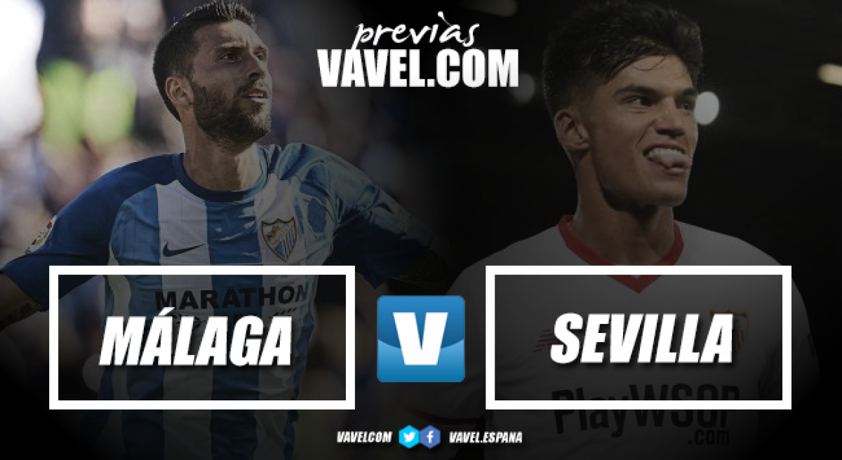 Previa Málaga CF - Sevilla FC: cumbre 28-F