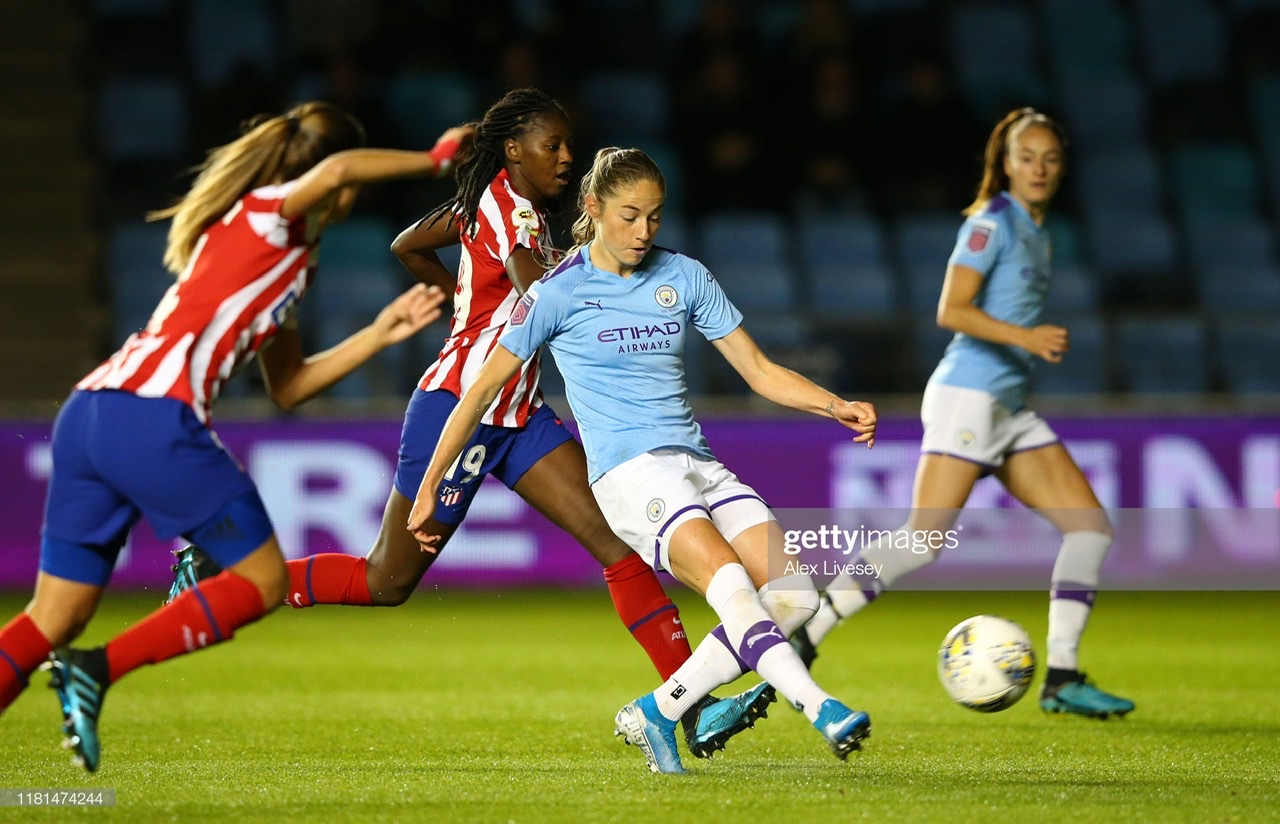 Manchester City Women 1-1 Atlético Madrid Femenino: Spoils shared before return tie Manchester City Women 1-1 Atlético Madrid Femenino: Spoils shared before return tie